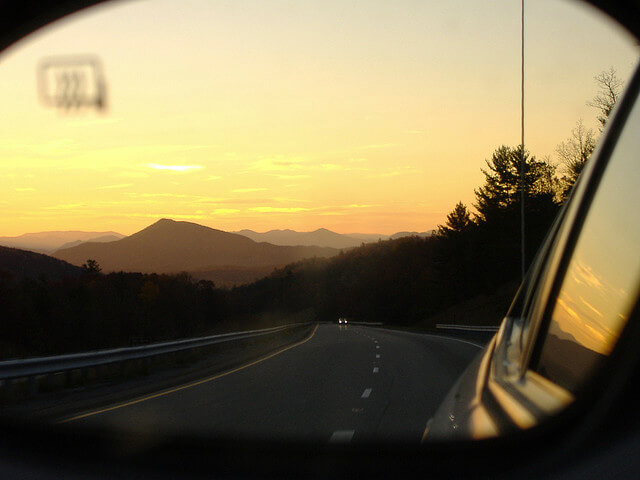 objects in the rear view mirror, on Flickr by qthrul